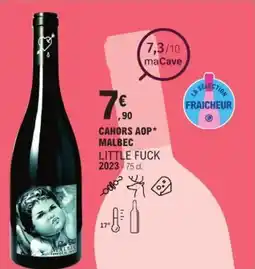 E.Leclerc Cahors aop malbec little fuck offre