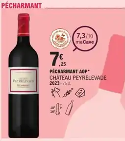 E.Leclerc Pécharmant aop château peyrelevade offre