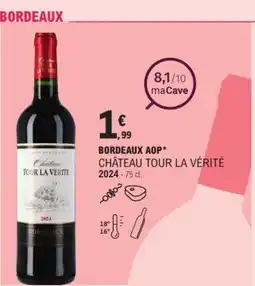 E.Leclerc Bordeaux aop château tour la vérité offre