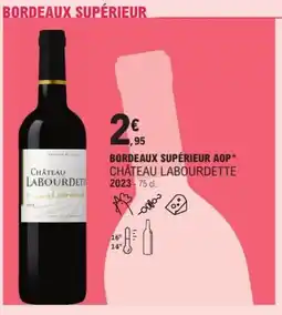 E.Leclerc Bordeaux supérieur aop* château labourdette offre