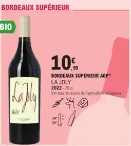 E.Leclerc LA JOLY Bordeaux supérieur aop offre