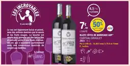 E.Leclerc Blaye côtes de bordeaux aop château graulet offre