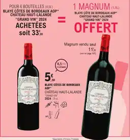 E.Leclerc Blaye côtes de bordeaux aop château haut-lalande offre