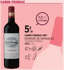 E.Leclerc Canon-fronsac aop domaine de margales offre
