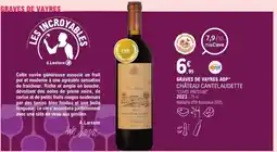 E.Leclerc Graves de vayres aop* château cantelaudette "cuvée prestige" offre