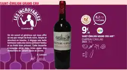 E.Leclerc Saint-émilion grand cru aop château caillau offre