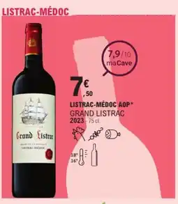 E.Leclerc Listrac-médoc aop grand listrac offre