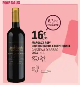 E.Leclerc Margaux aop cru bourgeois exceptionnel château d'arsac offre