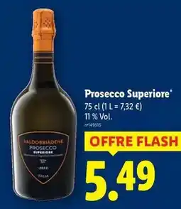 Lidl Prosecco superiore offre
