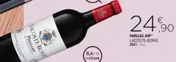 E.Leclerc Pauillac aop lacoste-borie offre