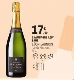 E.Leclerc LÉON LAUNOIS Champagne aop brut offre