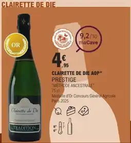 E.Leclerc Clairette de die aop prestige offre