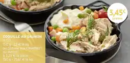 Intermarché Coquille au saumon offre