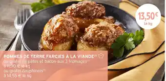 Intermarché Pommes de terre farcies à la viande offre