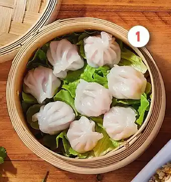 Intermarché 16 hacao aux crevettes sauce soja et sauce aigre douce offre