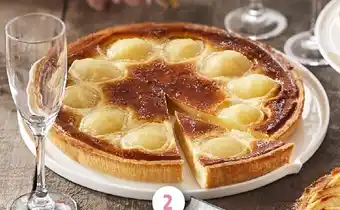 Intermarché Tarte poires amandine 10/12 parts offre