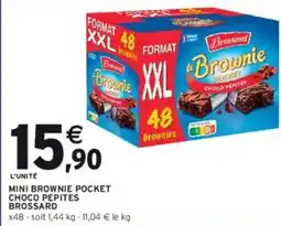 Intermarché Hyper Mini brownie pocket choco pepites brossard offre