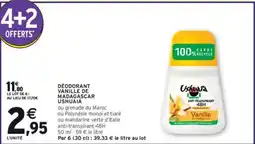 Intermarché Hyper Déodorant vanille de madagascar ushuaia offre