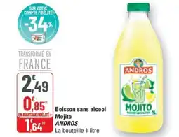 G20 Boisson sans alcool mojito andros offre