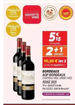 Netto Bordeaux aop château vieil orme hve3 offre