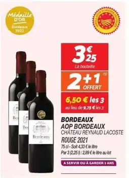 Netto Bordeaux aop château reynaud lacoste offre