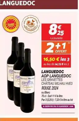 Netto Languedoc aop château milhau hve3 offre