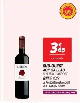 Netto Sud-ouest aop gaillac château larroze offre