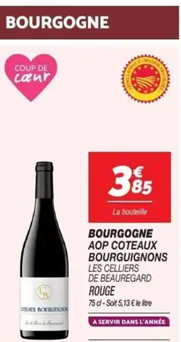 Netto Bourgogne aop coteaux bourguignons les celliers de beauregard offre