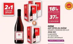 Netto Rhône aop côtes-du-rhône domaine la bignande des clos rouge 2023 offre