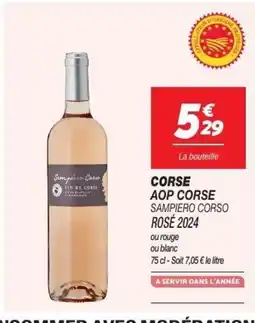 Netto Corse aop corse sampiero corso rosé 2024 offre