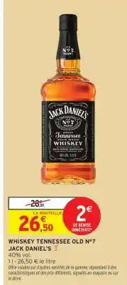 Intermarché WHISKEY TENNESSEE OLD N°7 offre