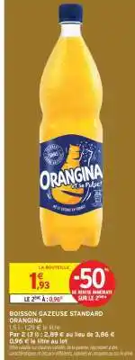 Intermarché Boisson Gazeuse Standard Orangina offre