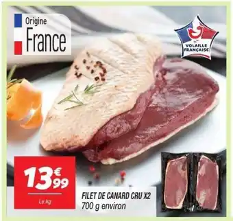 Netto Filet de canard cru x2 offre