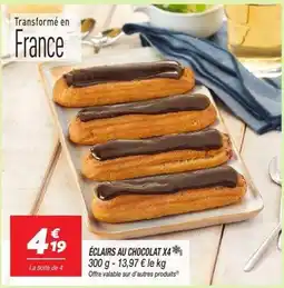Netto Éclairs au chocolat x4 offre