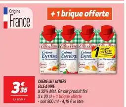 Netto ELLE & VIRE Crème entière entière entière offre