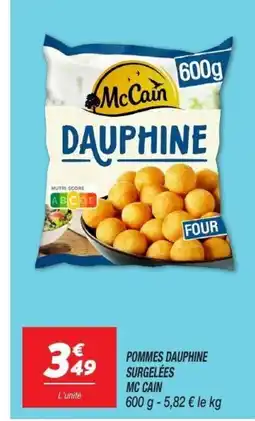 Netto MC CAIN Pommes dauphine surgelées offre