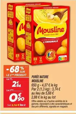 Netto MOUSLINE Purée nature offre