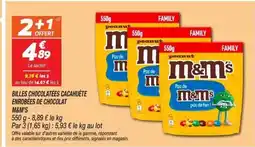 Netto M&M'S Billes chocolatees cacahuete enrobées de chocolat offre