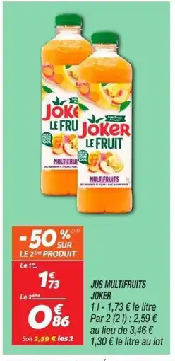 Netto JOKER Jus multifruits offre