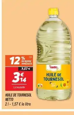 Netto NETTO Huile de tournesol offre