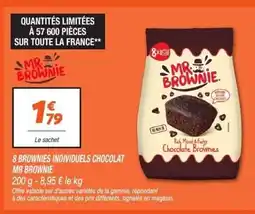 Netto MR BROWNIE 8 brownies individuels chocolat offre