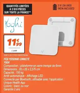 Netto Pèse personne connecté offre
