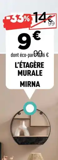 Centrakor L'étagère murale mirna offre