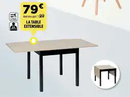 Centrakor La table extensible offre