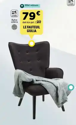 Centrakor Le fauteuil giulia offre