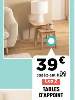 Centrakor Tables d'appoint gigogne offre