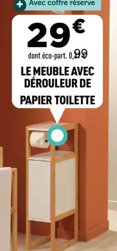 Centrakor Le meuble avec dérouleur de papier toilette offre