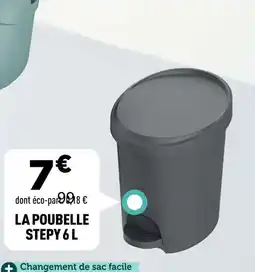 Centrakor La poubelle stepy offre