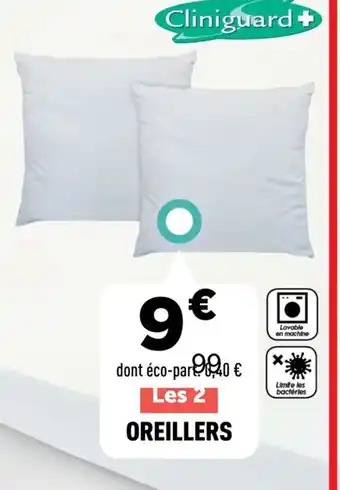 Centrakor Oreillers offre