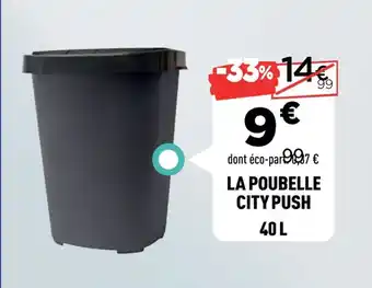 Centrakor La poubelle city push offre